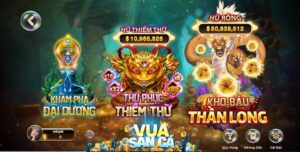 Game bắn cá đổi thưởng uy tín nhất hiện nay tại Sunwin 7 Vua Săn Cá cung cấp đa dạng các phòng chơi bắn cá